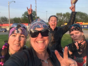 The Softail Sisters Ride to the Springfield Mile